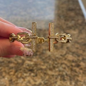 Michael Kors Pave Bracelet (Gold)